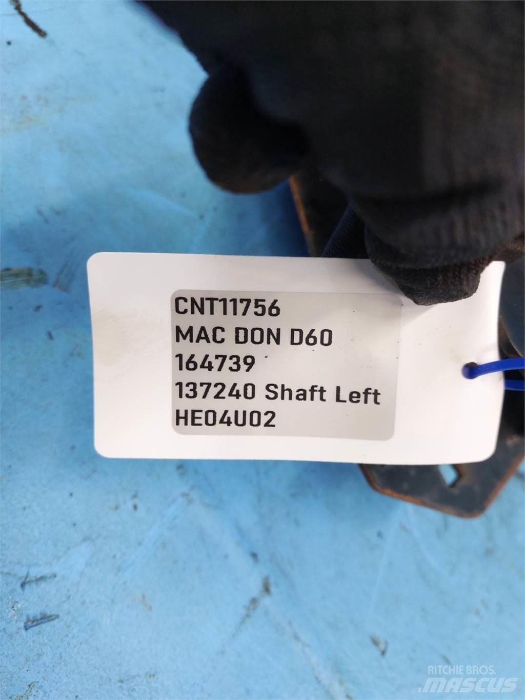 MacDon D60 Accessori per mietitrebbiatrici