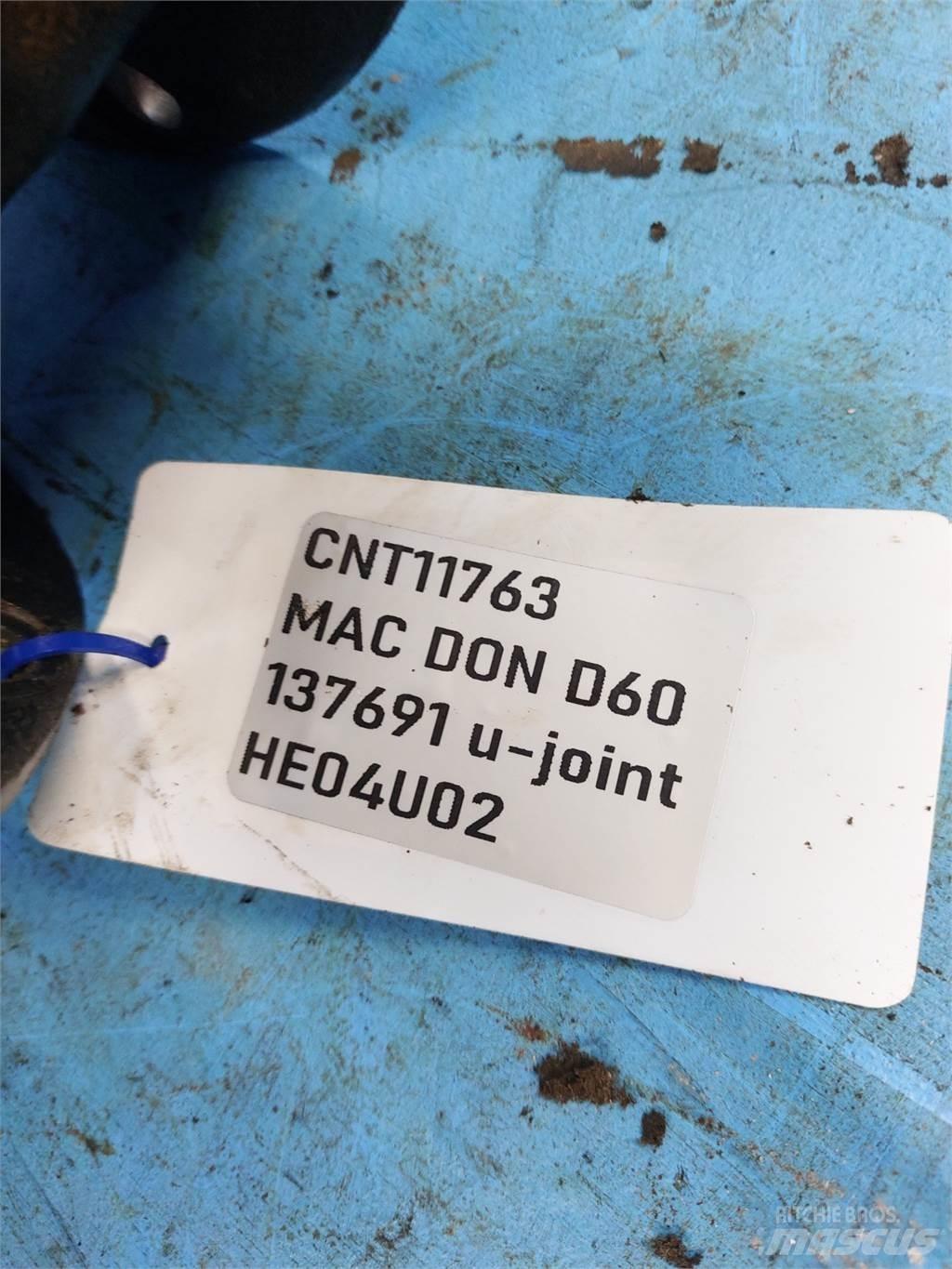 MacDon D60 Accessori per mietitrebbiatrici