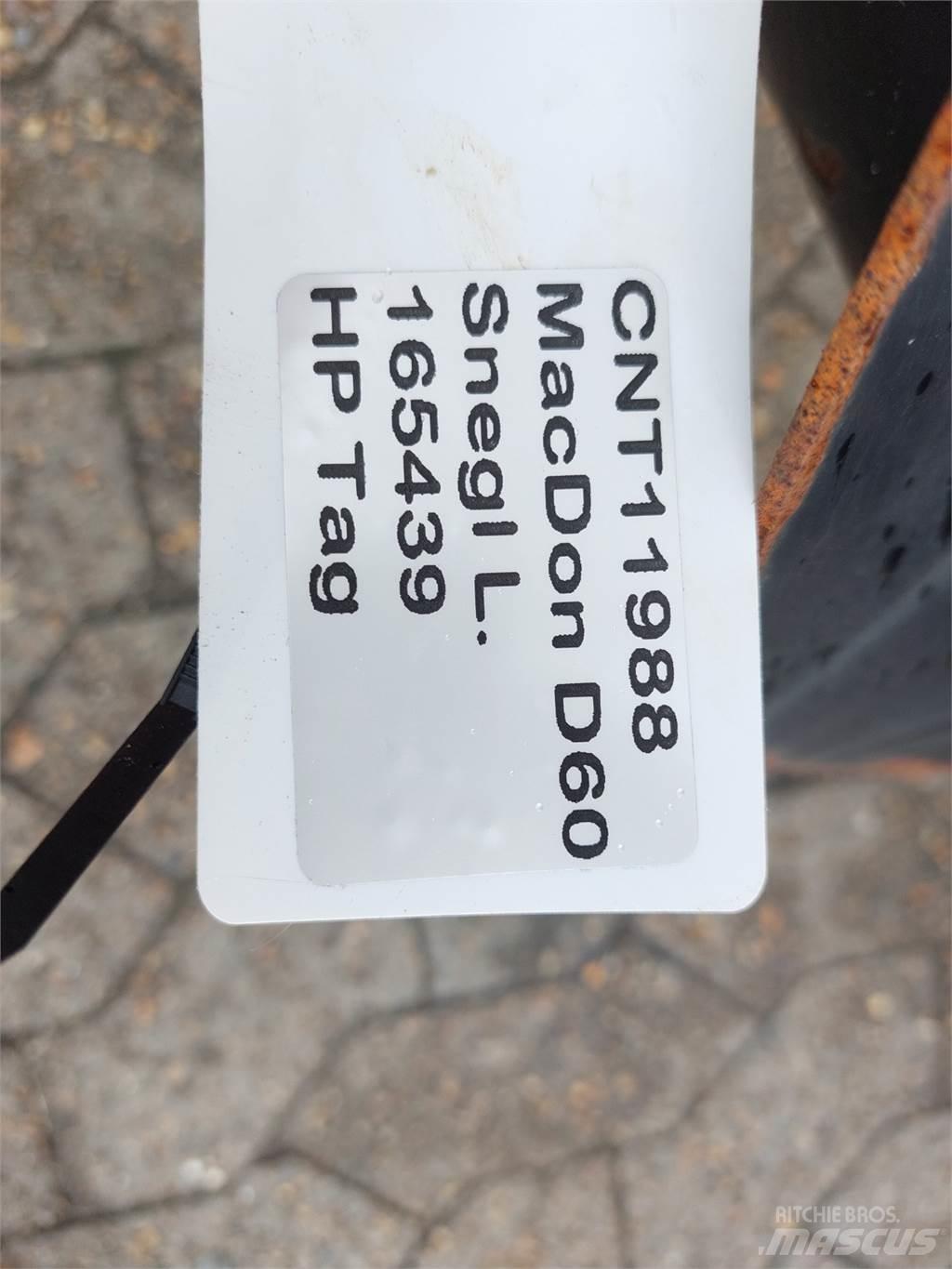 MacDon D60 Accessori per mietitrebbiatrici