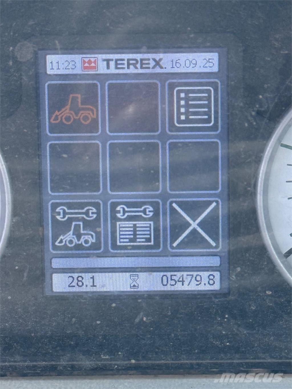 Terex TL100 Pale gommate