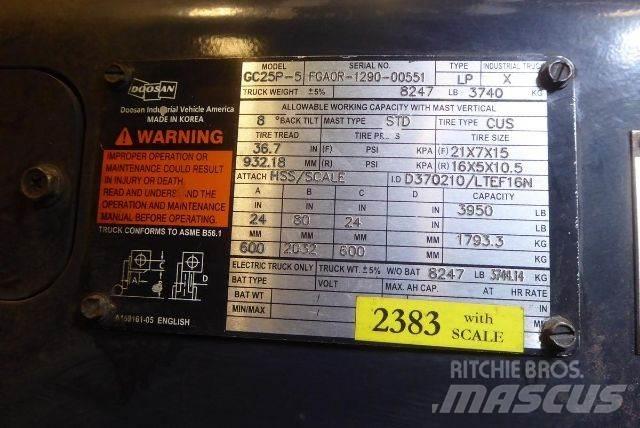 Doosan GC25P-5 Carrelli elevatori-Altro