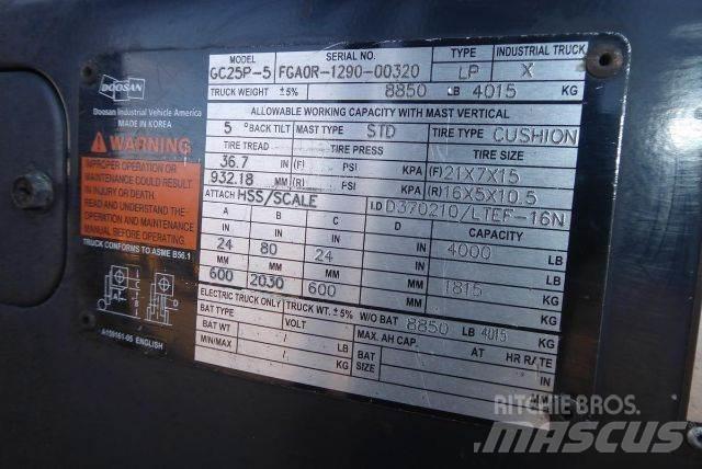 Doosan GC25P-5 Carrelli elevatori-Altro