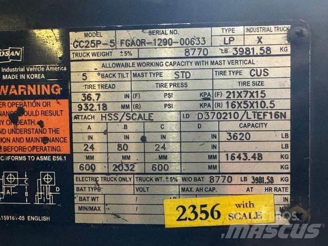 Doosan GC25P-5 Carrelli elevatori-Altro
