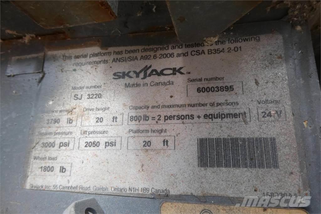 SkyJack SJ3220 Costruzioni - Altro