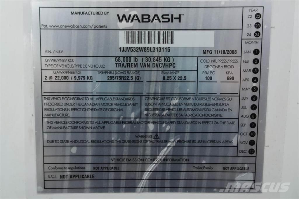 Wabash DVCVHPC Rimorchi cassonati