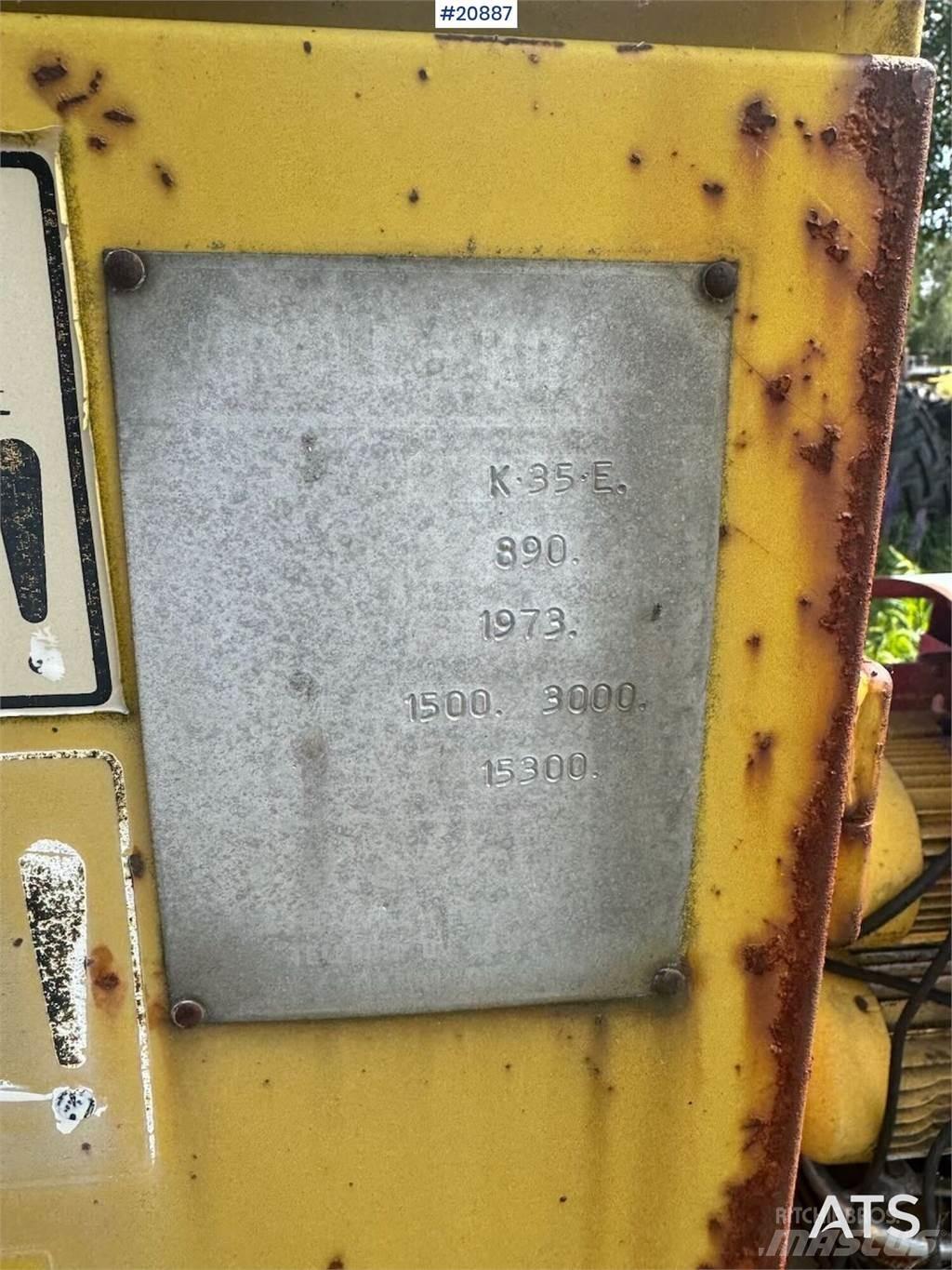 Krøll K35E Tårnkran Gru a torre