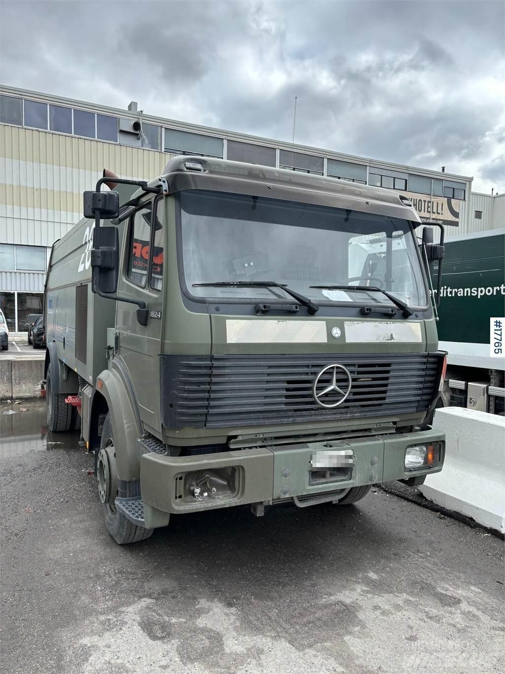 Mercedes-Benz 1824 Autocarro spazzatrice