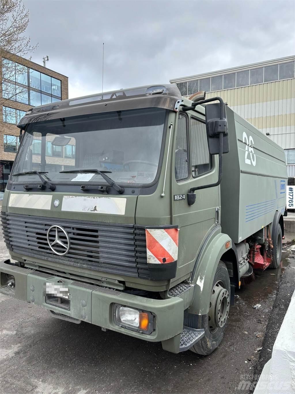 Mercedes-Benz 1824 Autocarro spazzatrice