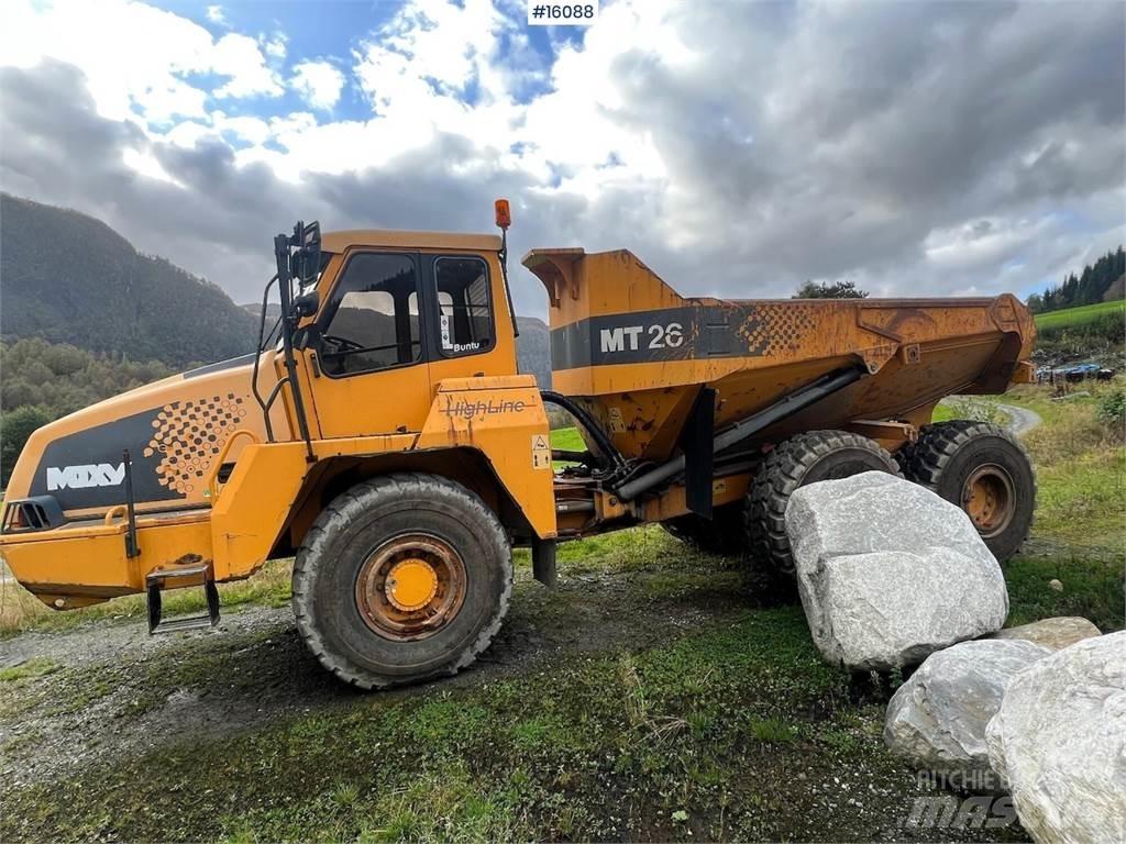 Moxy MT26 dumper. Mini dumper