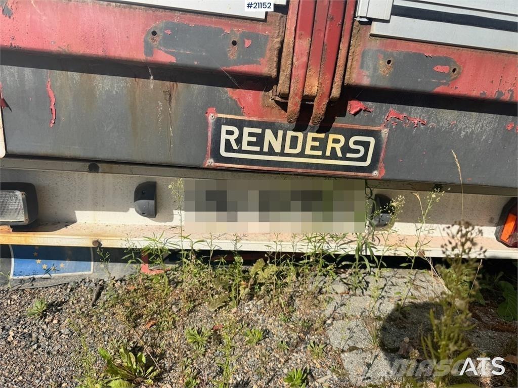 Renders trailer. Rimorchi con sponde ribaltabili