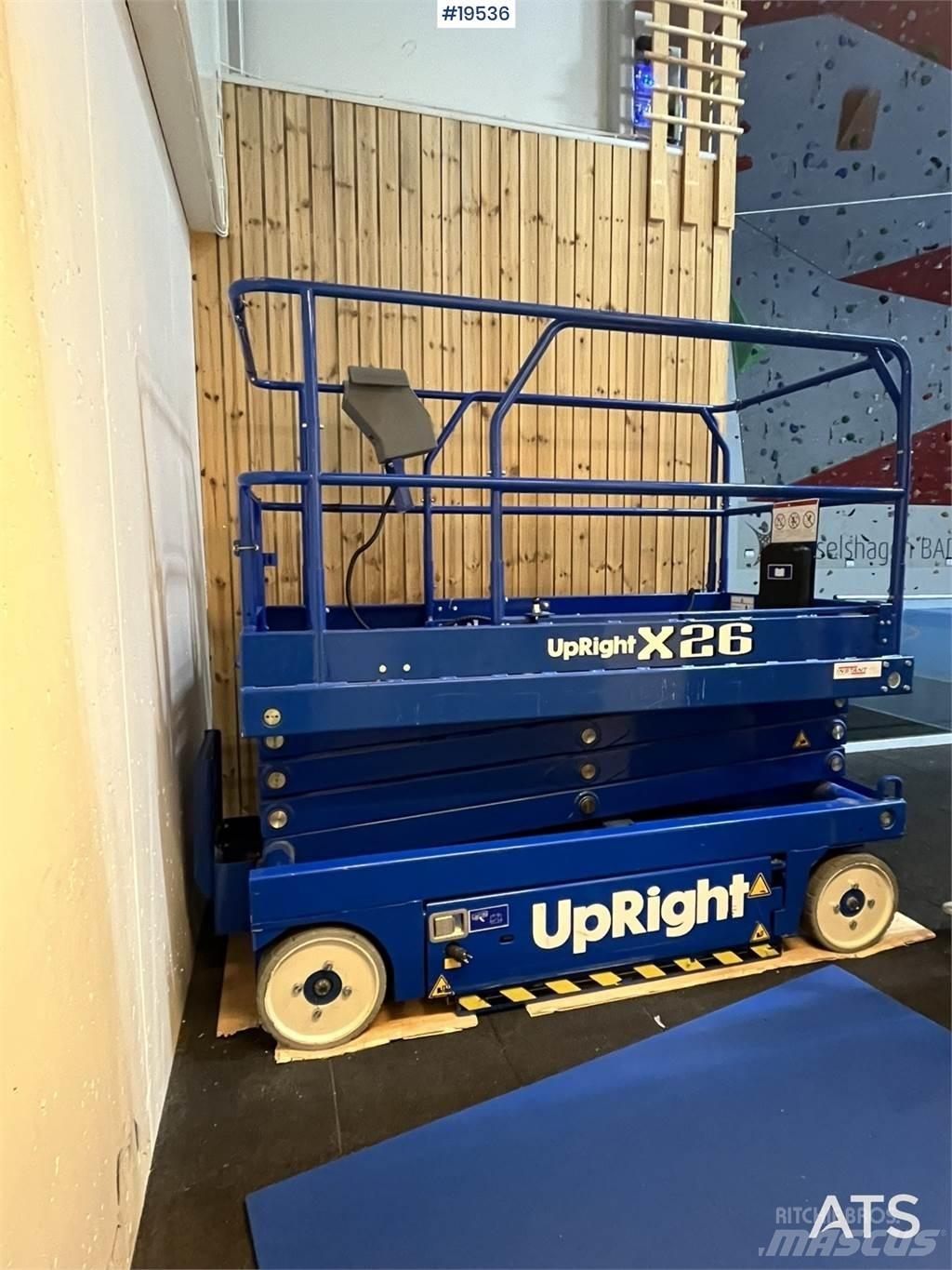UpRight X26N Piattaforme cingolate, Piattaforme a ragno e Montacarichi