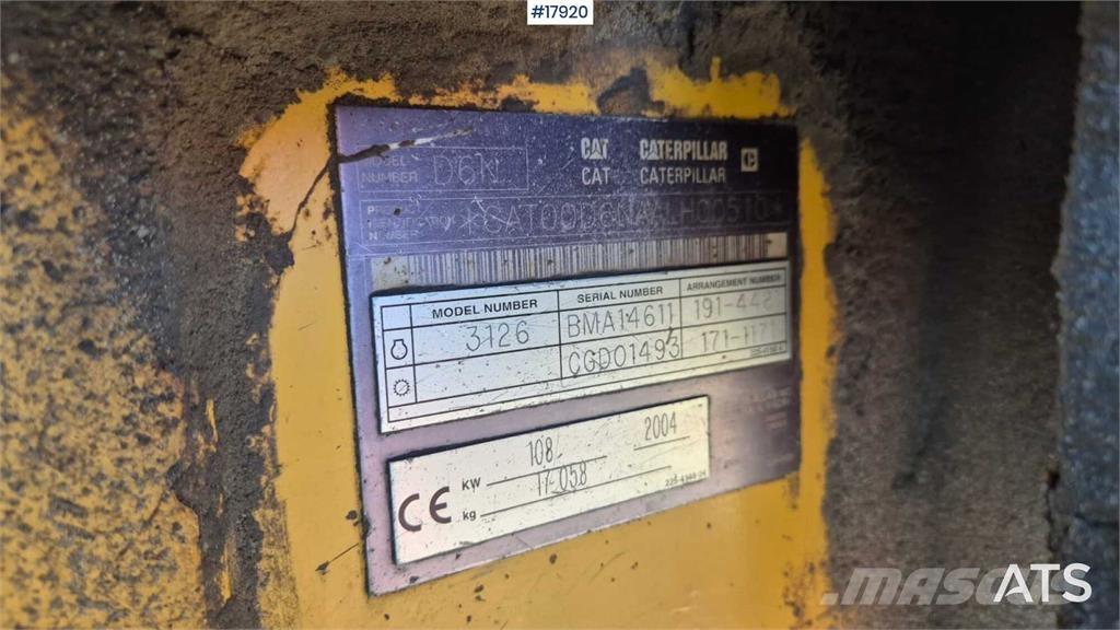 CAT D6D XL Dozer cingolati