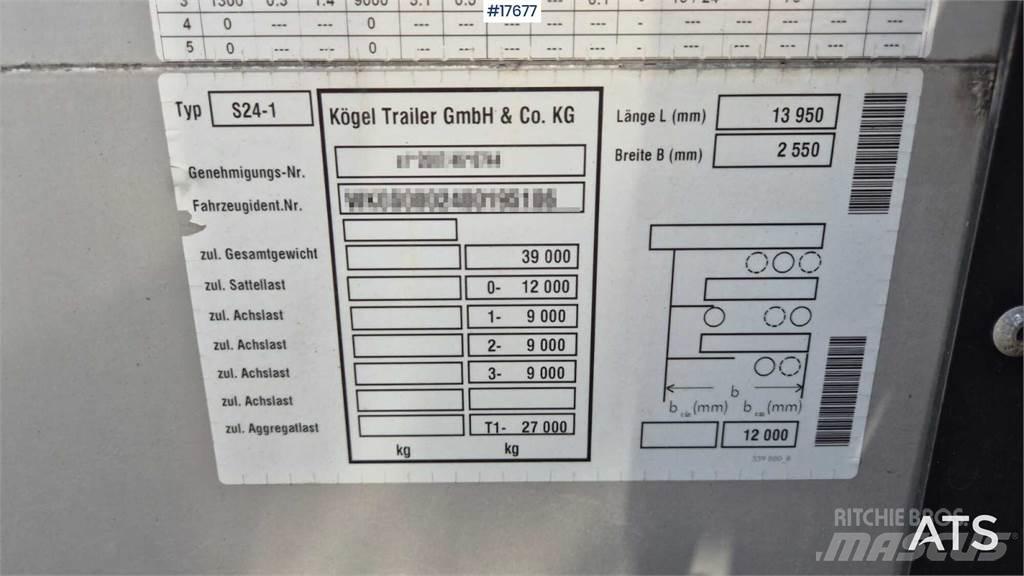 Kögel S-24 Semirimorchi tautliner