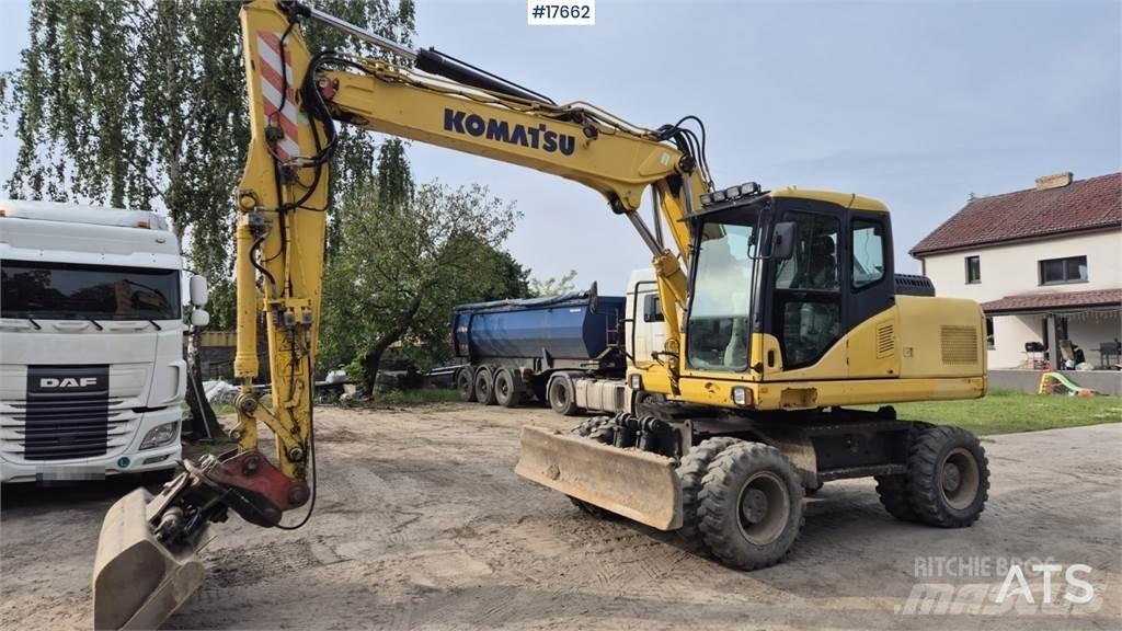 Komatsu PW 160 Escavatori gommati