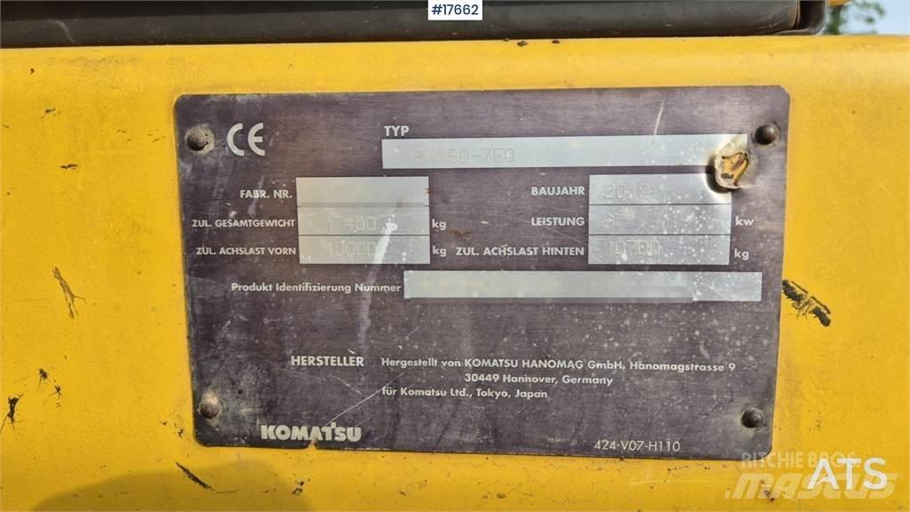 Komatsu PW 160 Escavatori gommati