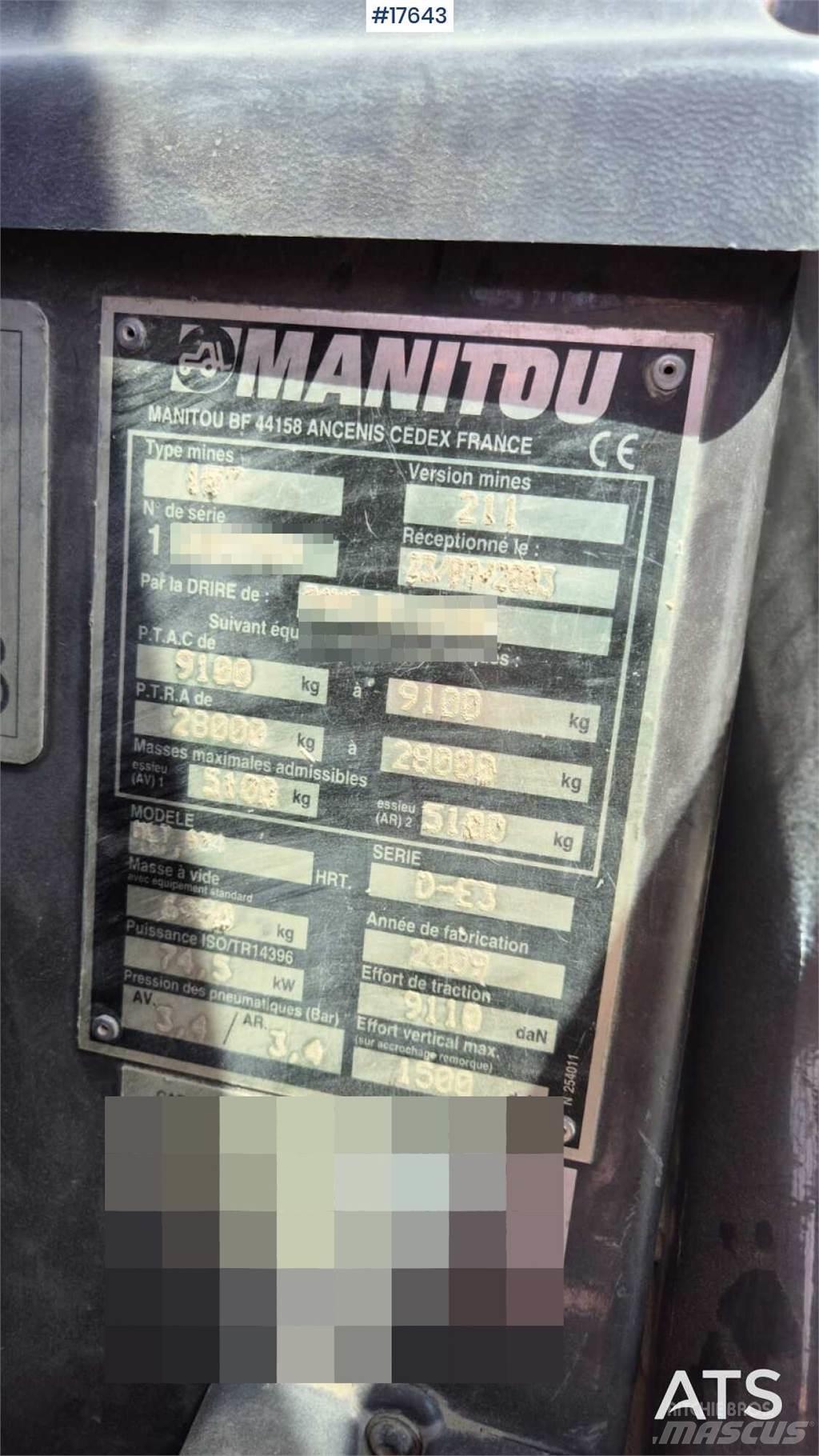 Manitou MLT 634 Sollevatori telescopici