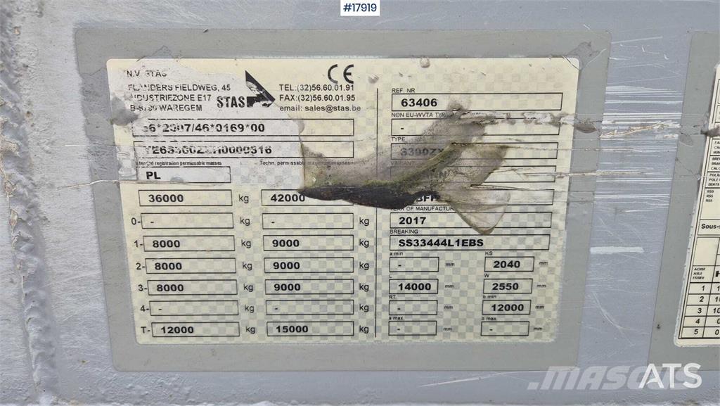 Stas S300ZX Semirimorchi con piano mobile