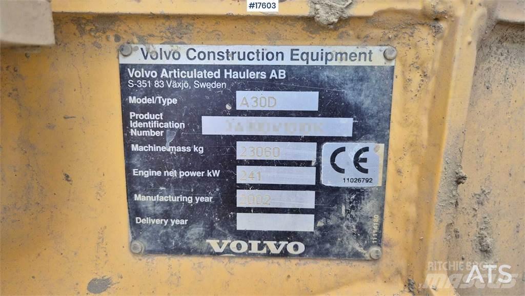 Volvo A30D Dumpers articolati