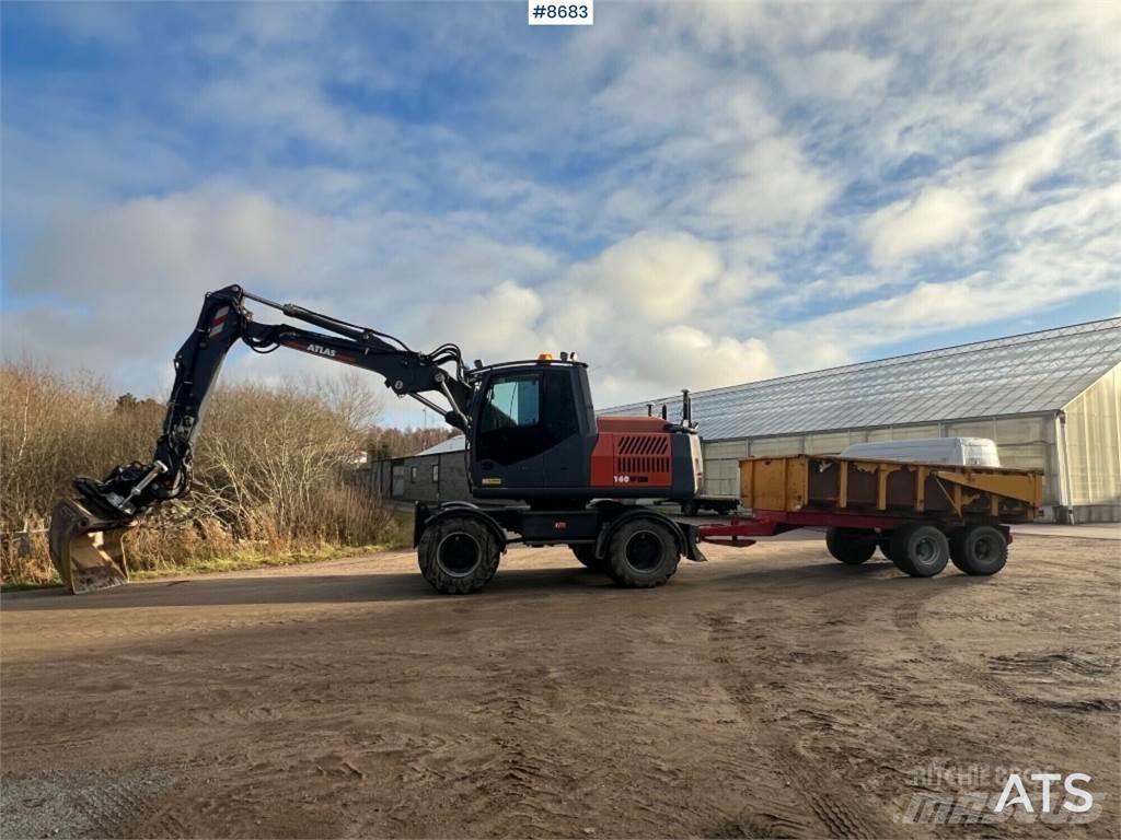 Atlas 160W Escavatori gommati