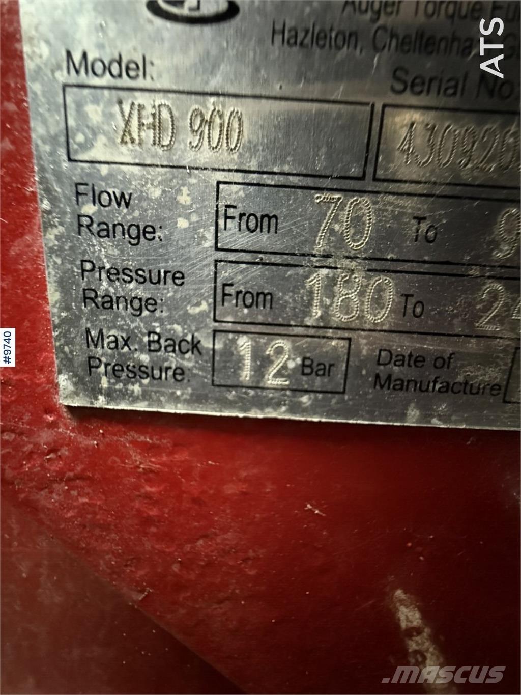 Auger Torque XHD 900 Retroescavatori