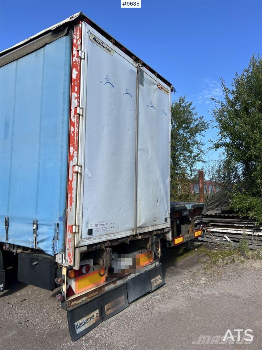 Fruehauf SS136/P3S Semirimorchi tautliner