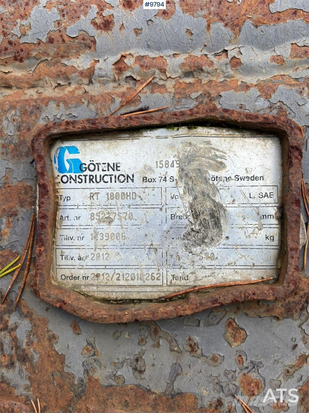 Götene RT 1800HD Benne