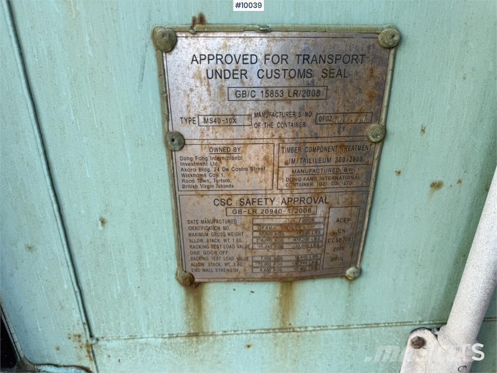  MS40-10X MS40-10X Container speciali