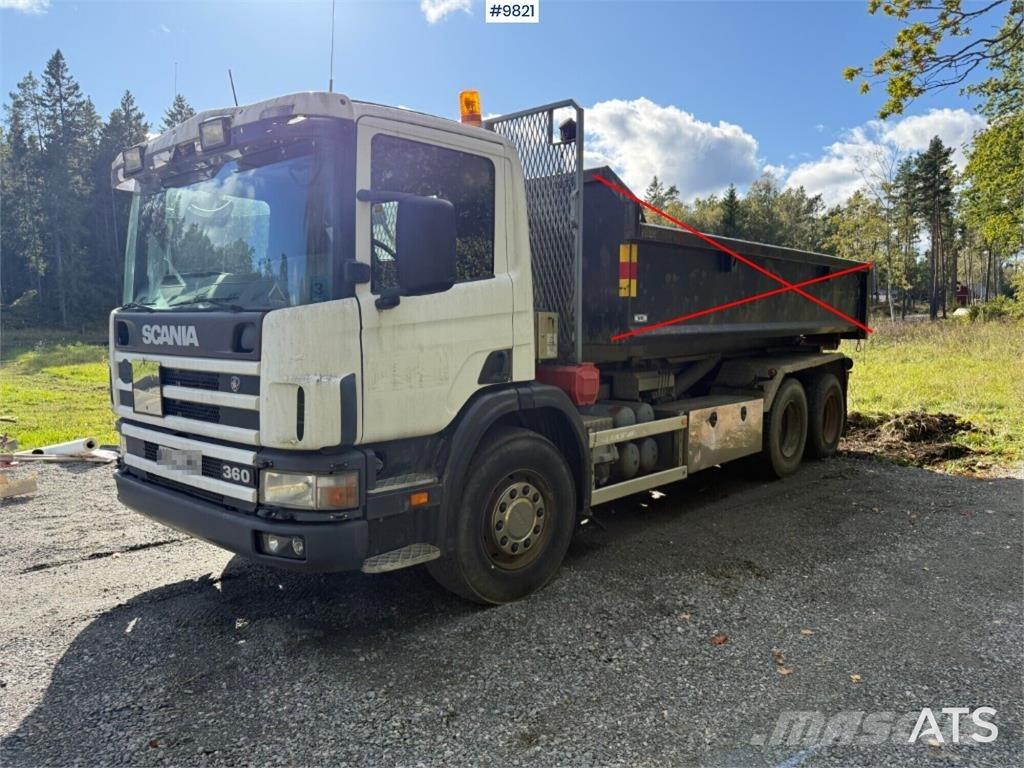 Scania P124GB Camion con gancio di sollevamento