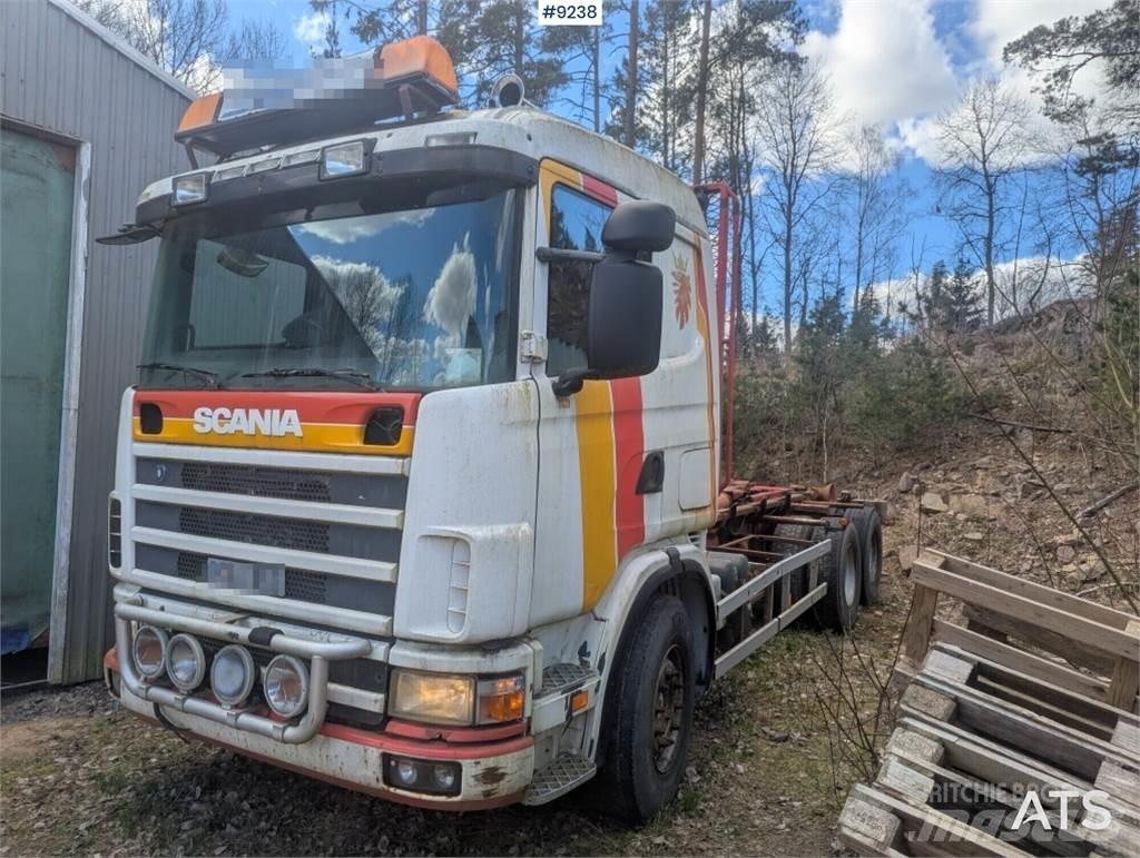 Scania R164GB6X2NZ580 Camion con gancio di sollevamento