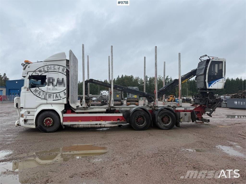 Scania R520 Camion trasporto legname