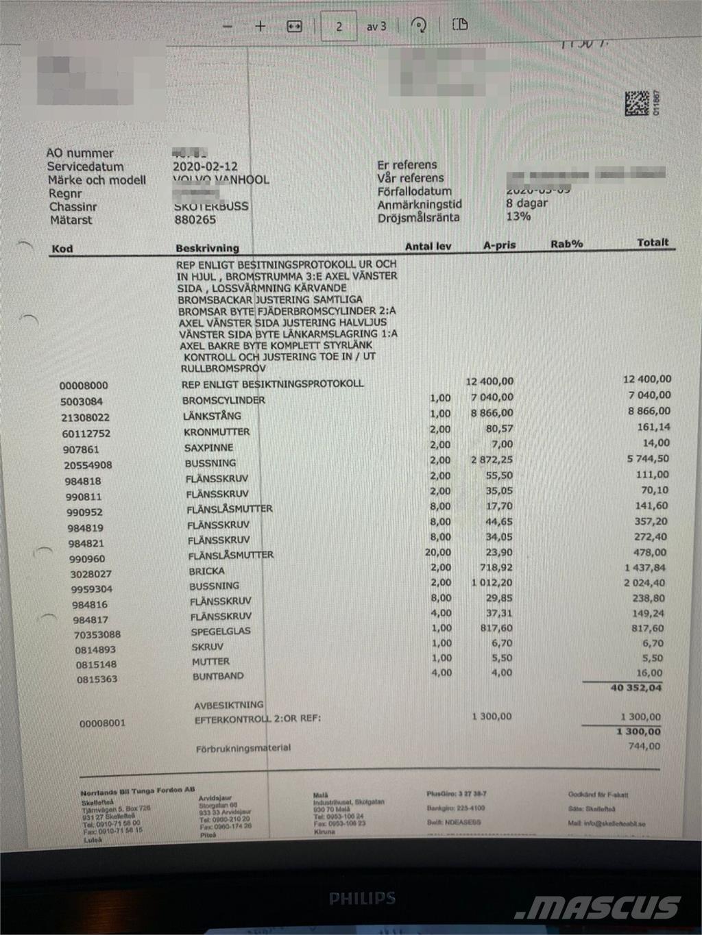 Volvo B10M-70B Altri autobus