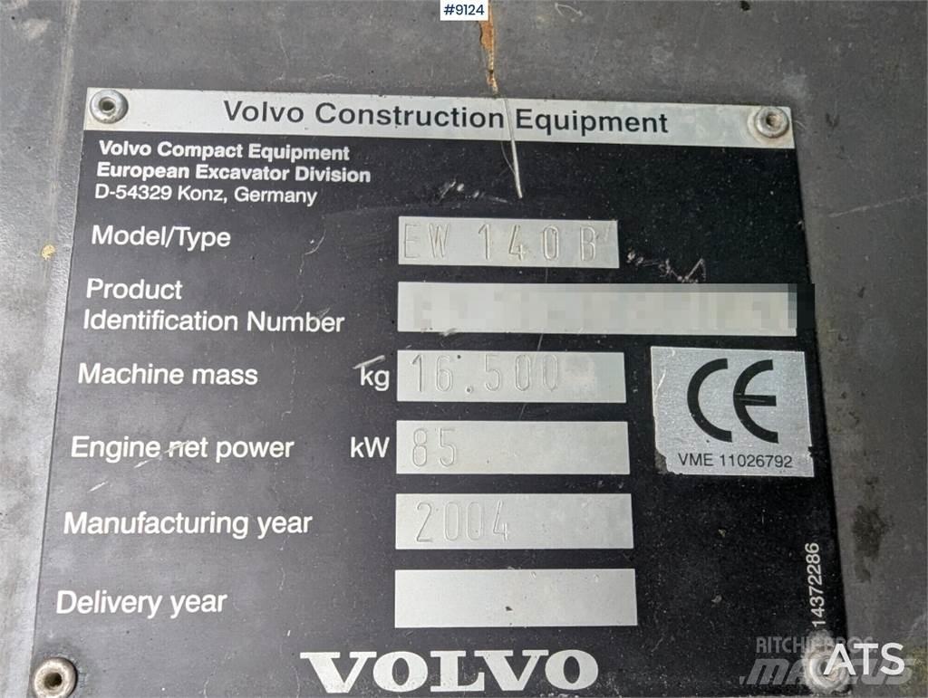 Volvo EW140B Escavatori gommati