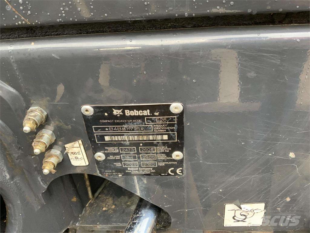 Bobcat E26 Miniescavatori