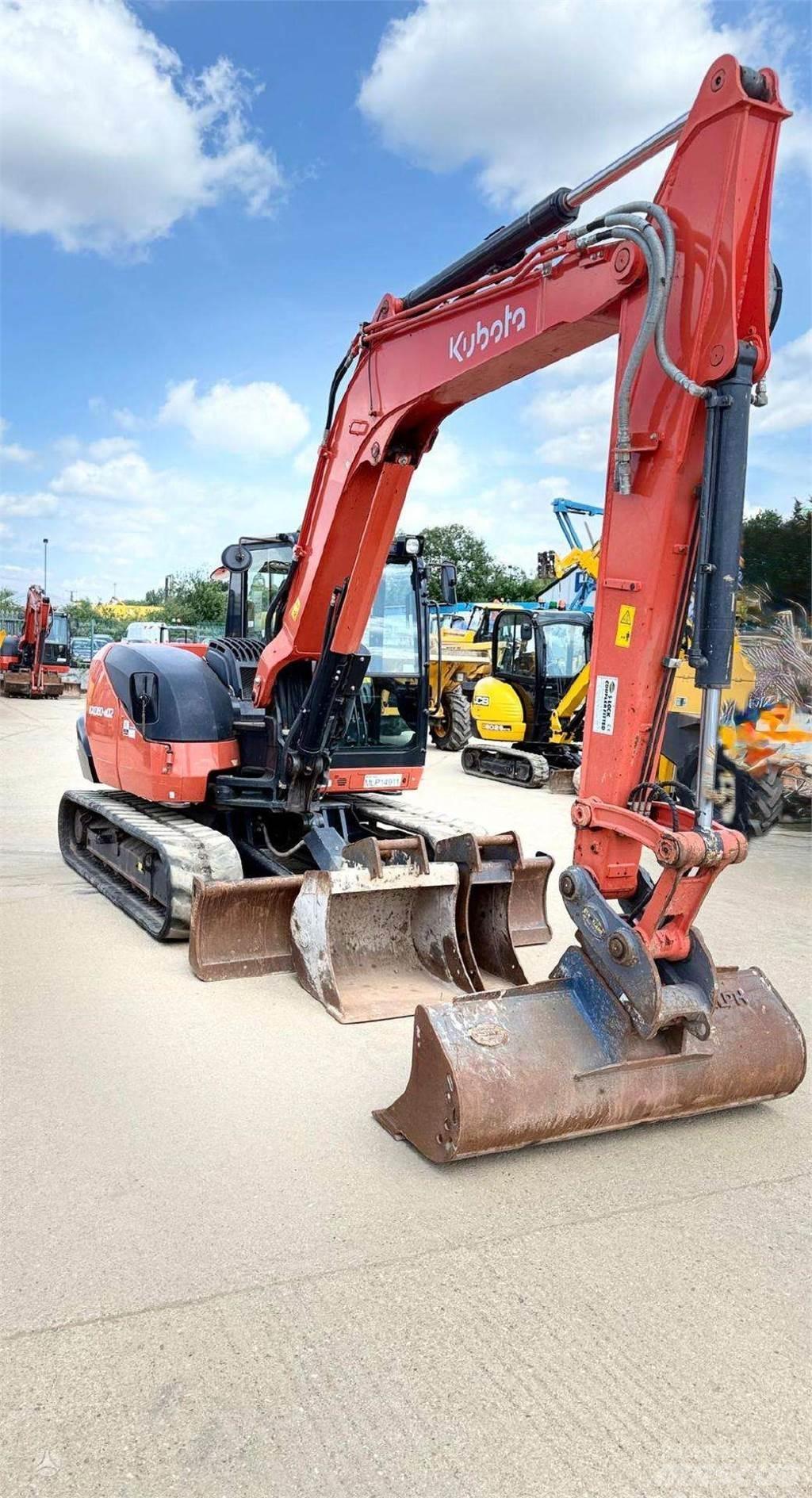 Kubota KX080-4 Escavatori cingolati