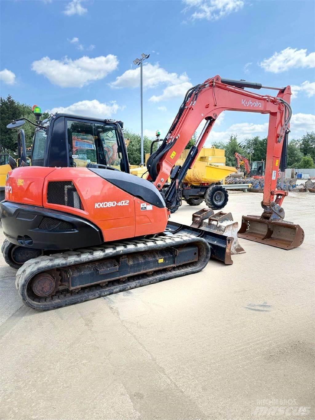 Kubota KX080-4 Escavatori cingolati