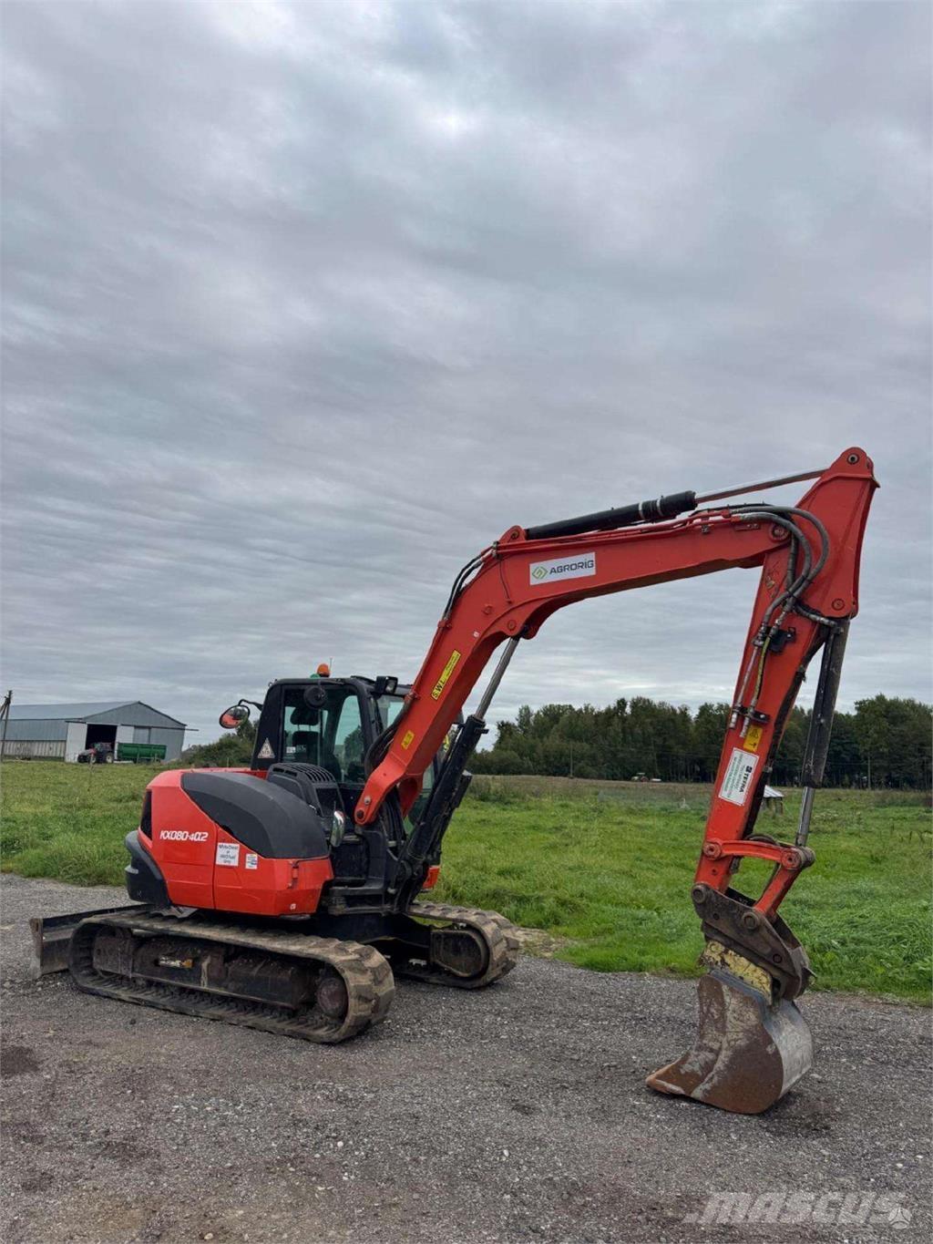 Kubota KX080-4a Escavatori cingolati
