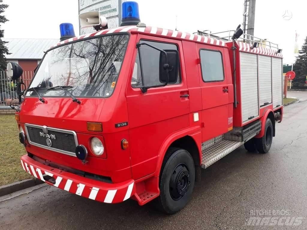 MAN VW 9136 Camion Pompieri