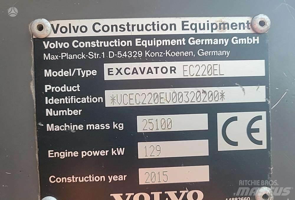 Volvo EC220E Escavatori cingolati