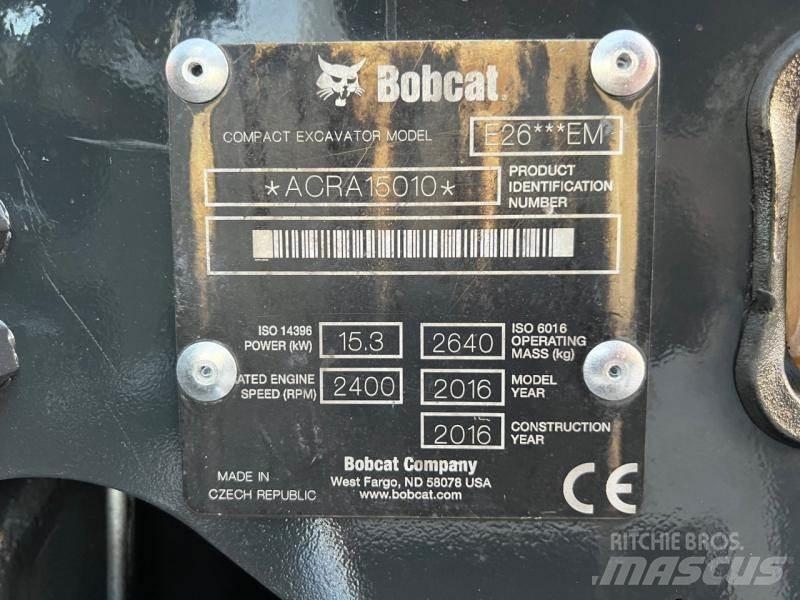 Bobcat E 26 Miniescavatori
