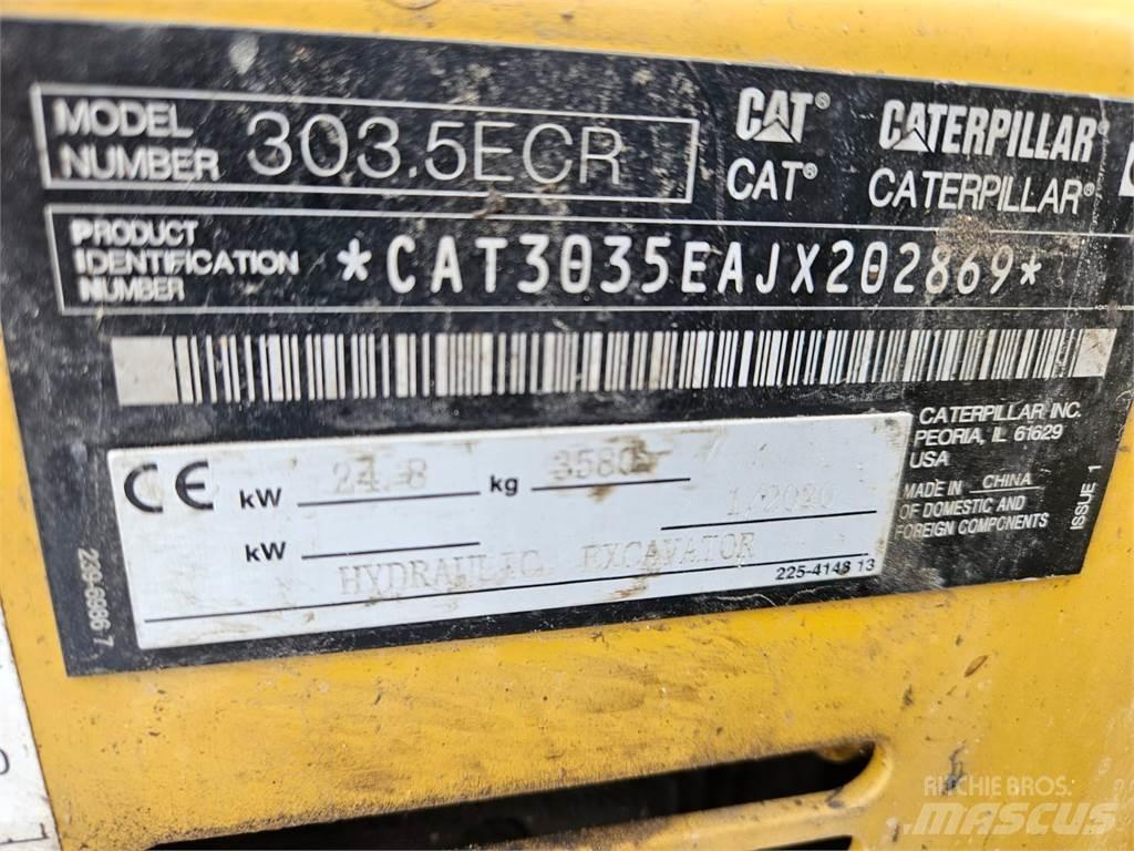 CAT 303.5ECR Miniescavatori