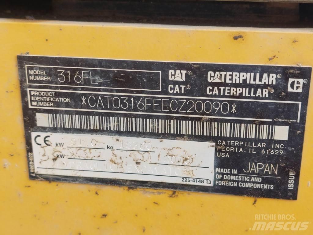 CAT 316FL Escavatori cingolati