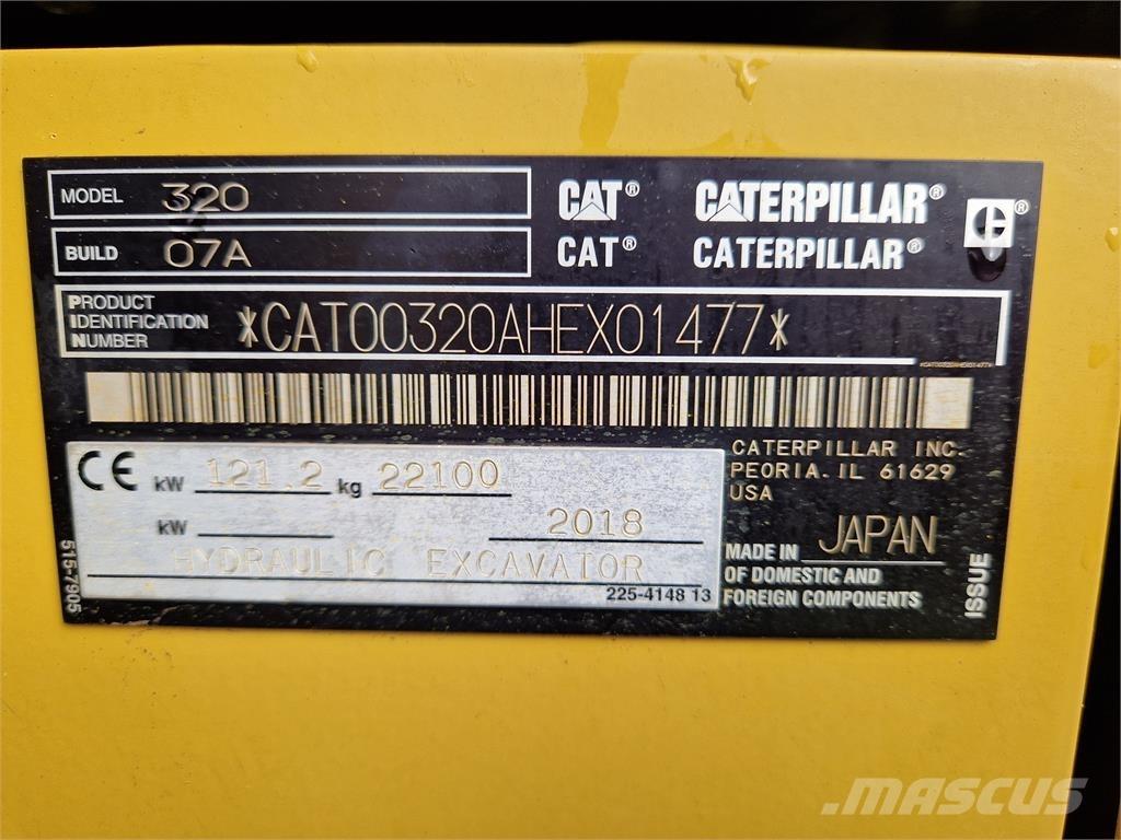 CAT 320 Escavatori cingolati