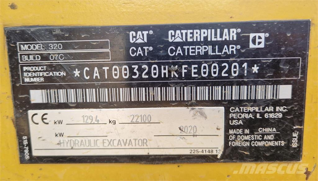 CAT 320 Escavatori cingolati