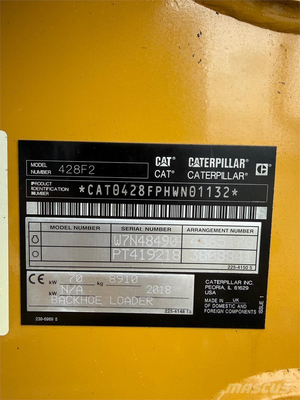 CAT 428F2 Terne