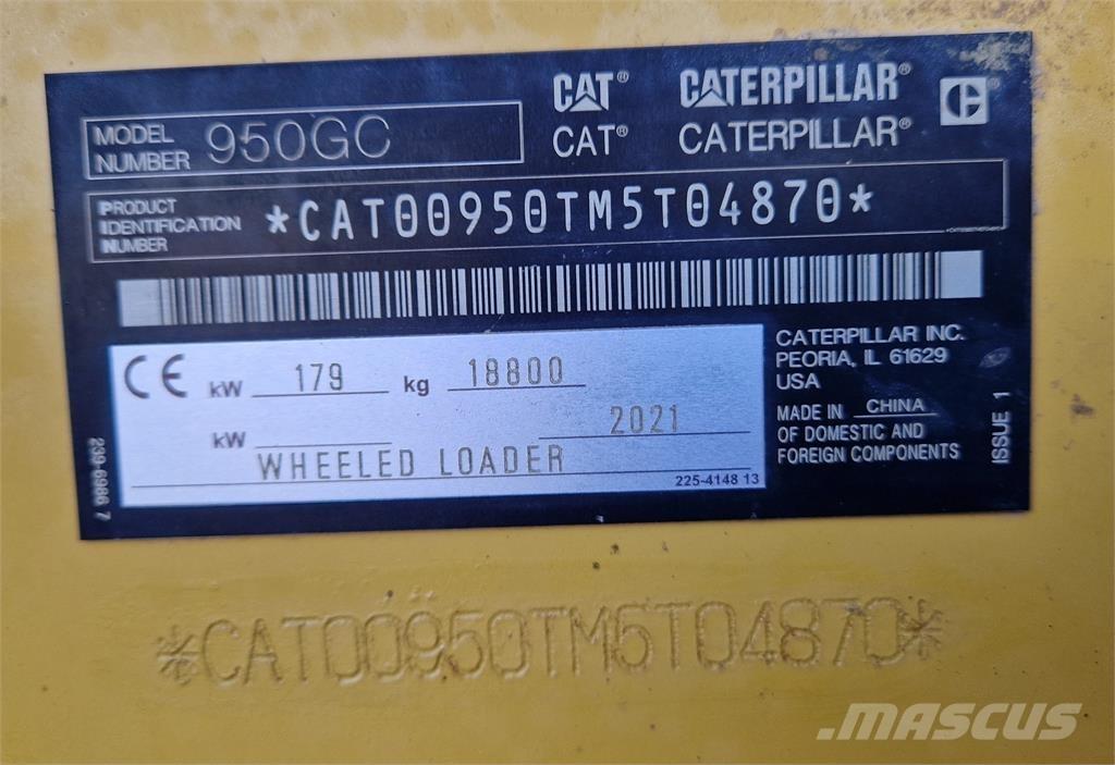 CAT 950GC Pale gommate