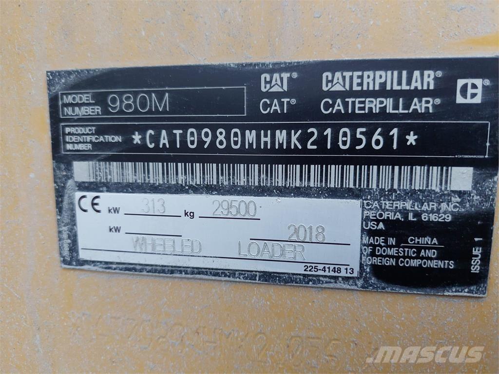 CAT 980M Pale gommate