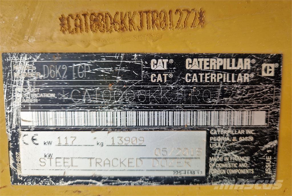 CAT D6K2 Dozer cingolati