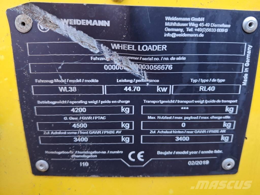 Wacker Neuson WL 38 Pale gommate
