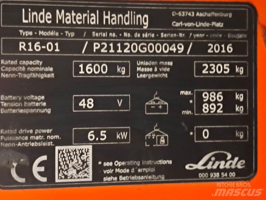 Linde R16-01 Carrello retrattile