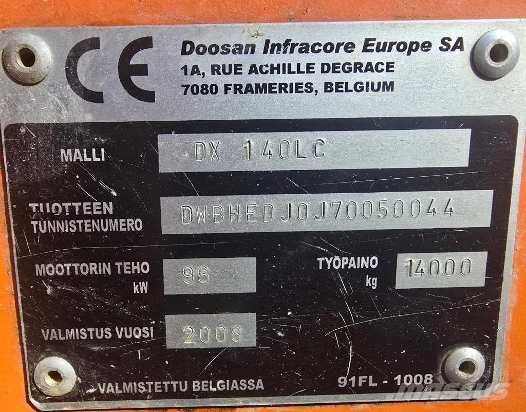 Doosan DX 140 LC Escavatori cingolati